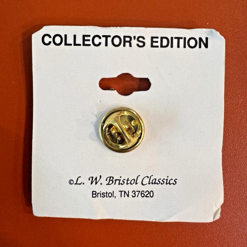 Washington & American Flag Collector's Ed. Lapel Hat Pin LW Bristol Classics Vtg - Picture 2 of 6